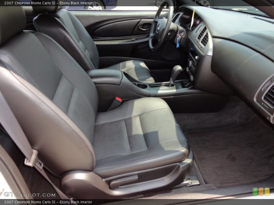 Ebony Black Interior Photo for the 2007 Chevrolet Monte Carlo SS #50336300