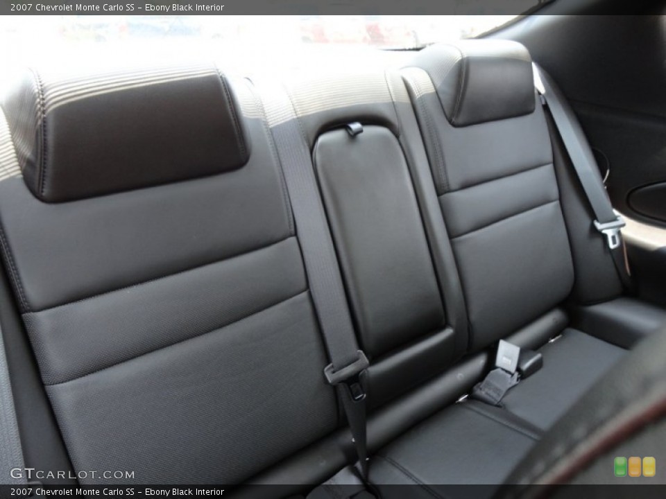 Ebony Black Interior Photo for the 2007 Chevrolet Monte Carlo SS #50336328