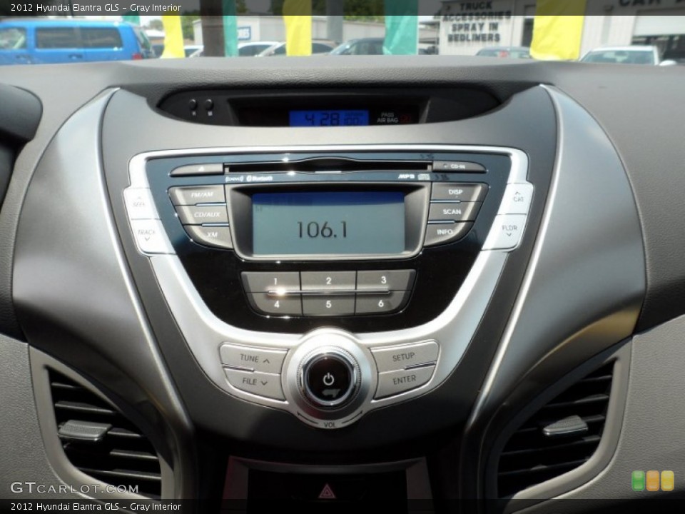 Gray Interior Controls for the 2012 Hyundai Elantra GLS #50338157