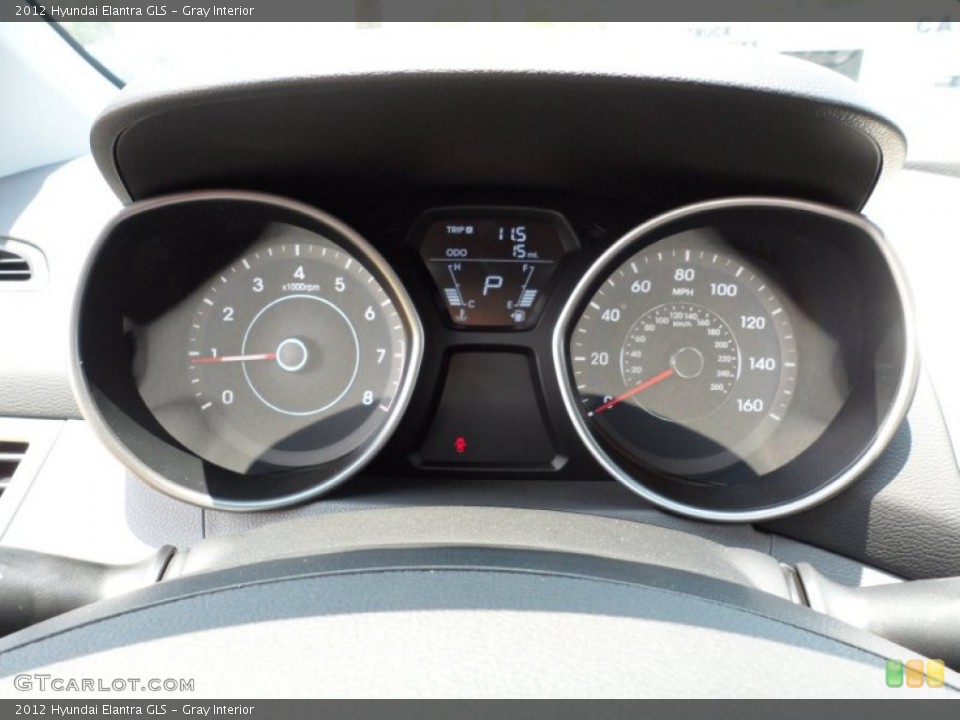 Gray Interior Gauges for the 2012 Hyundai Elantra GLS #50338226