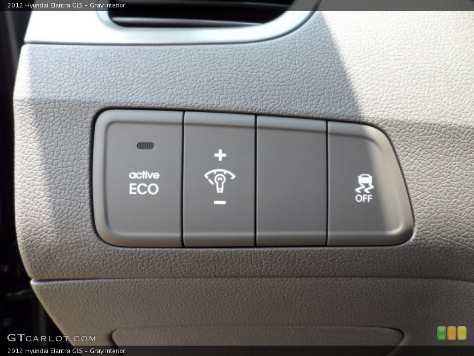 Gray Interior Controls for the 2012 Hyundai Elantra GLS #50338241