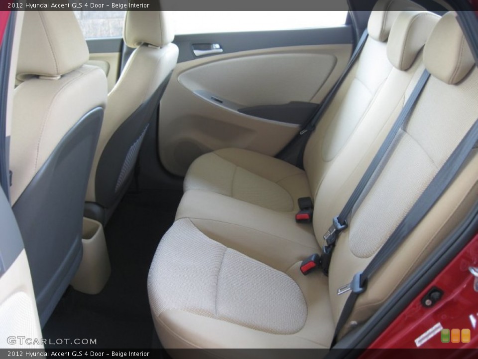 Beige Interior Photo for the 2012 Hyundai Accent GLS 4 Door #50339374