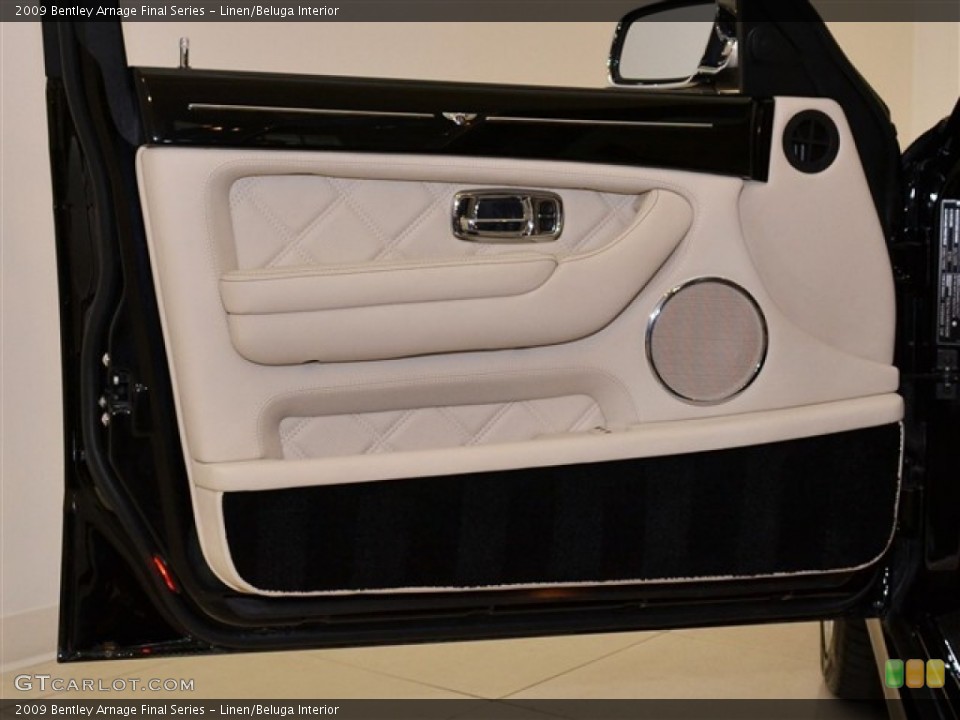 Linen/Beluga Interior Door Panel for the 2009 Bentley Arnage Final Series #50339481