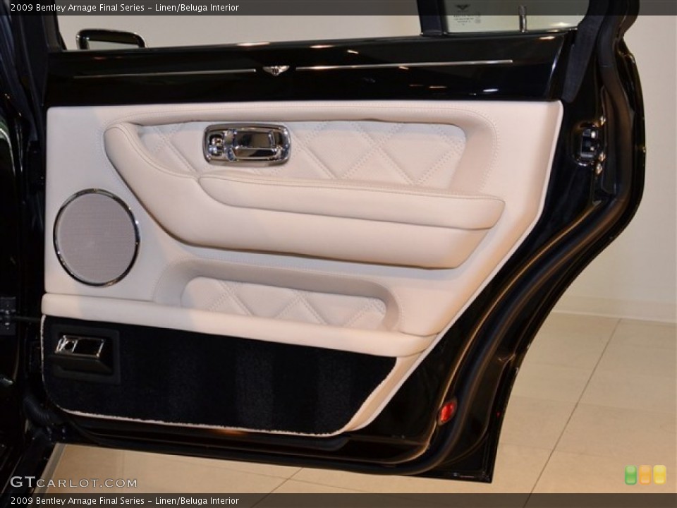 Linen/Beluga Interior Door Panel for the 2009 Bentley Arnage Final Series #50339540
