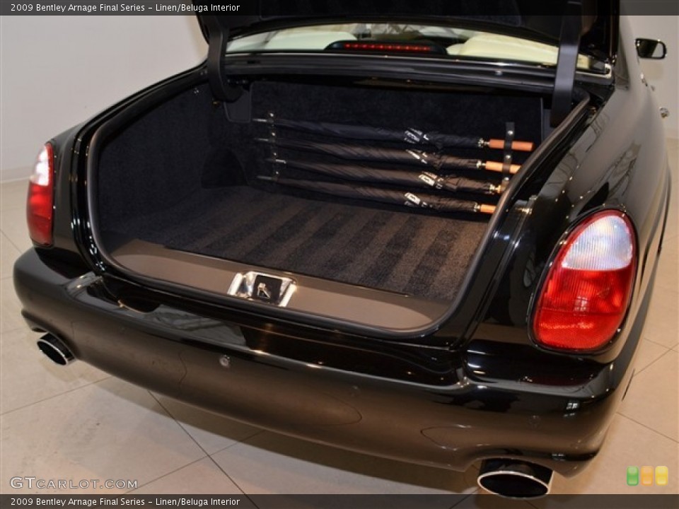 Linen/Beluga Interior Trunk for the 2009 Bentley Arnage Final Series #50339585