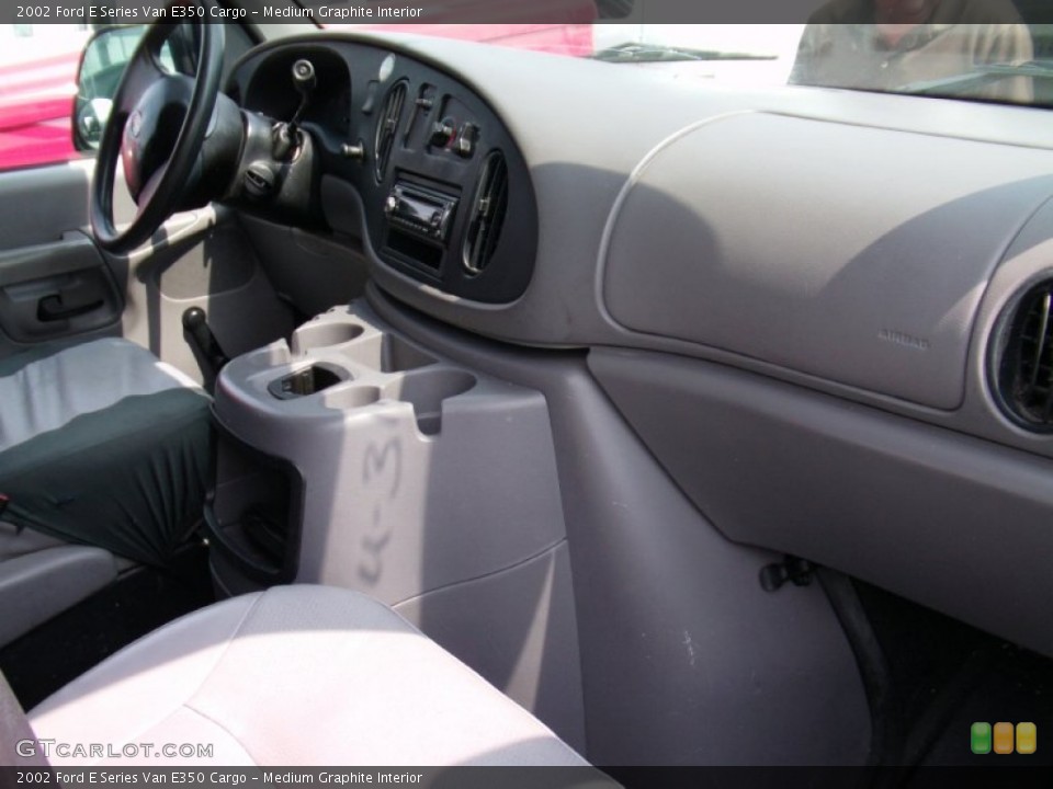 Medium Graphite Interior Dashboard for the 2002 Ford E Series Van E350 Cargo #50339669
