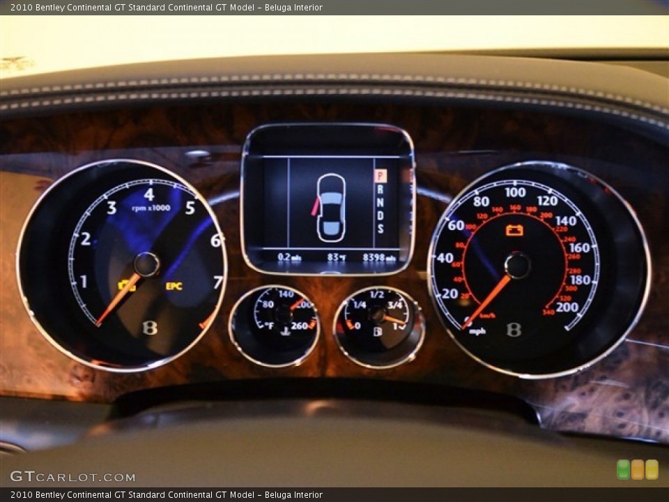 Beluga Interior Gauges for the 2010 Bentley Continental GT  #50339765