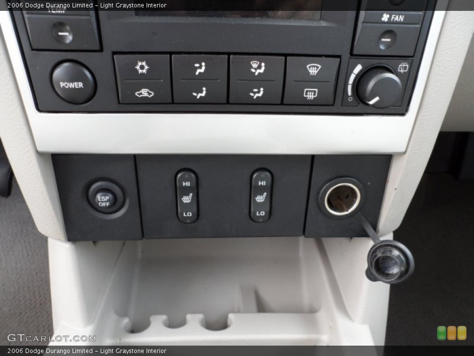 Light Graystone Interior Controls for the 2006 Dodge Durango Limited #50340314