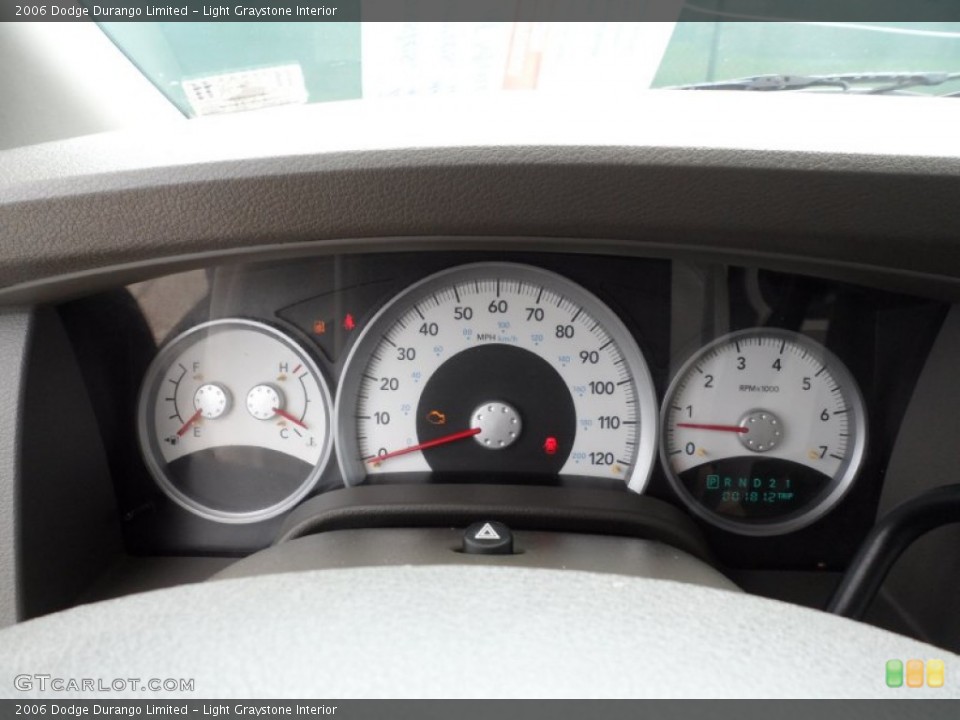 Light Graystone Interior Gauges for the 2006 Dodge Durango Limited #50340341