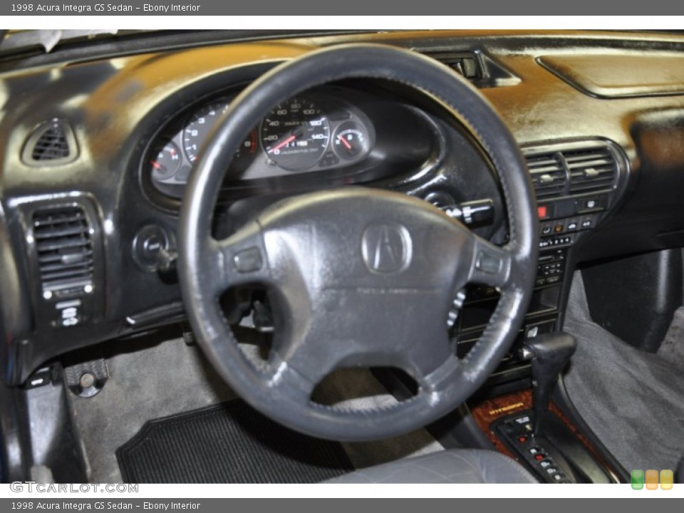 Ebony Interior Steering Wheel for the 1998 Acura Integra GS Sedan #50342373