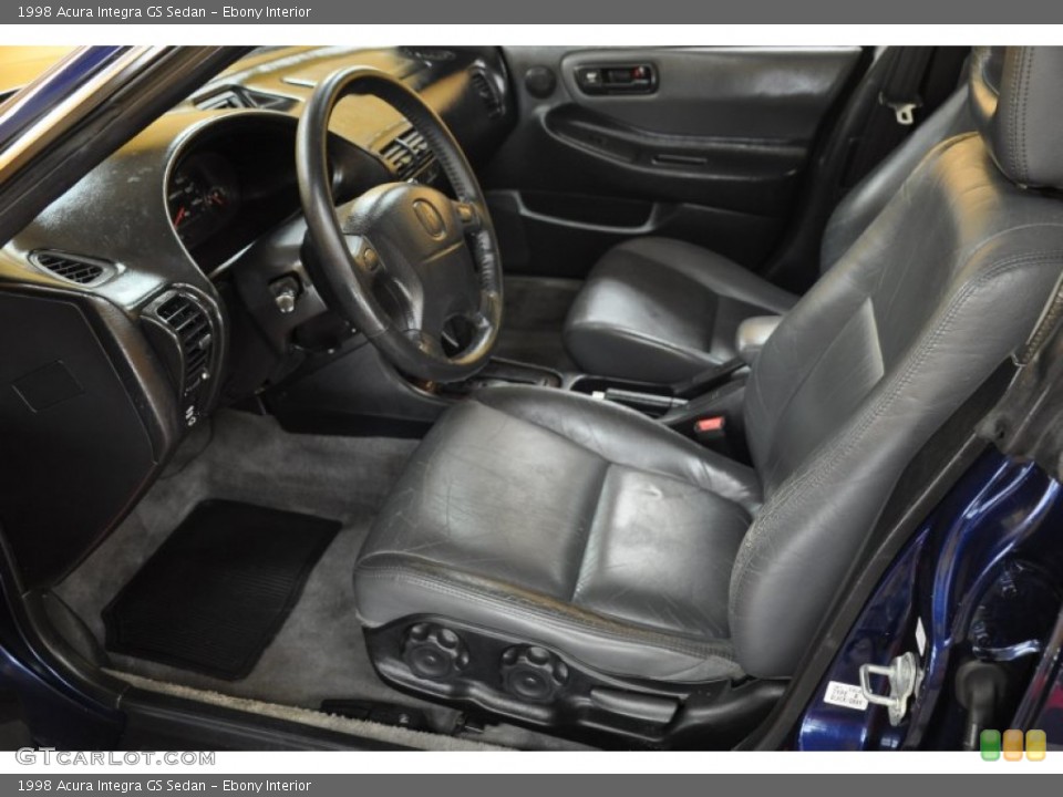 Ebony Interior Photo for the 1998 Acura Integra GS Sedan #50342460