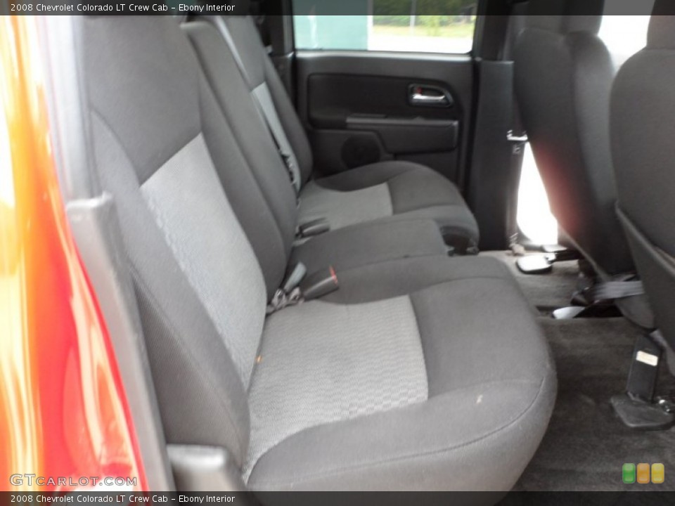 Ebony Interior Photo for the 2008 Chevrolet Colorado LT Crew Cab #50342892