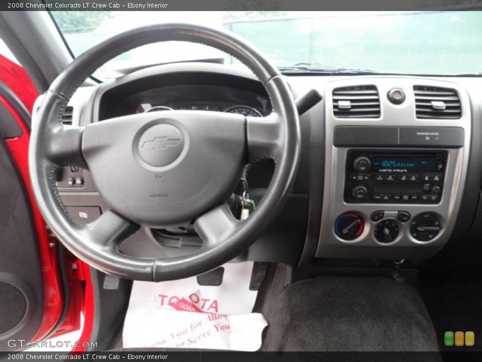 Ebony Interior Dashboard for the 2008 Chevrolet Colorado LT Crew Cab #50343000