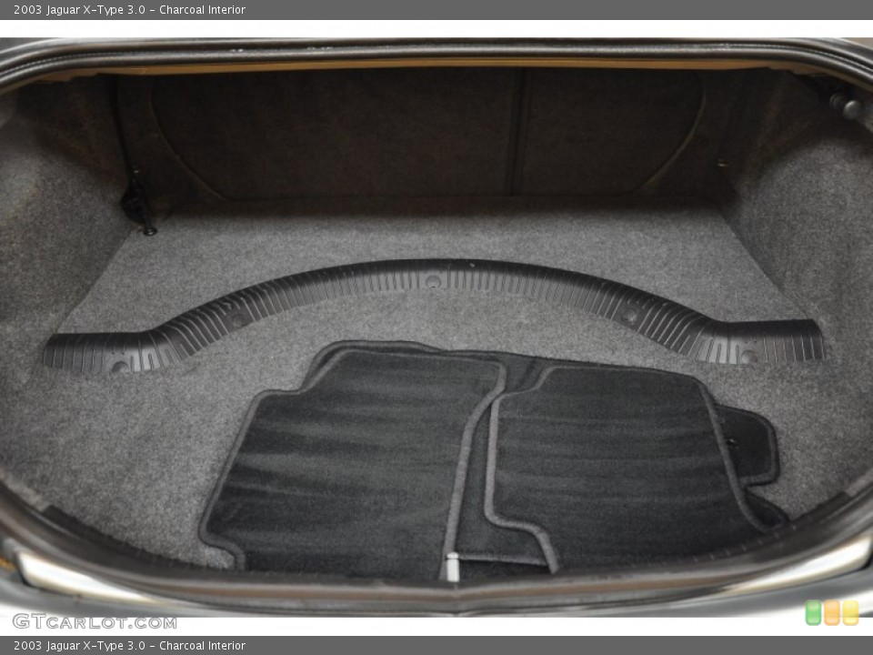 Charcoal Interior Trunk for the 2003 Jaguar X-Type 3.0 #50343237