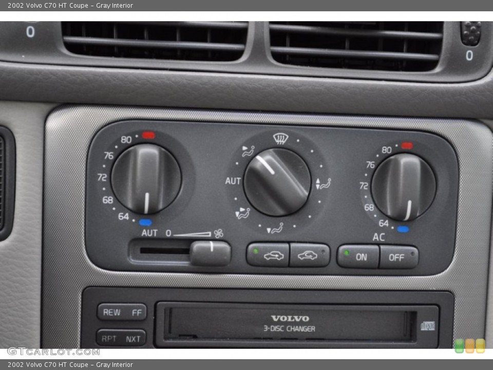 Gray Interior Controls for the 2002 Volvo C70 HT Coupe #50345508