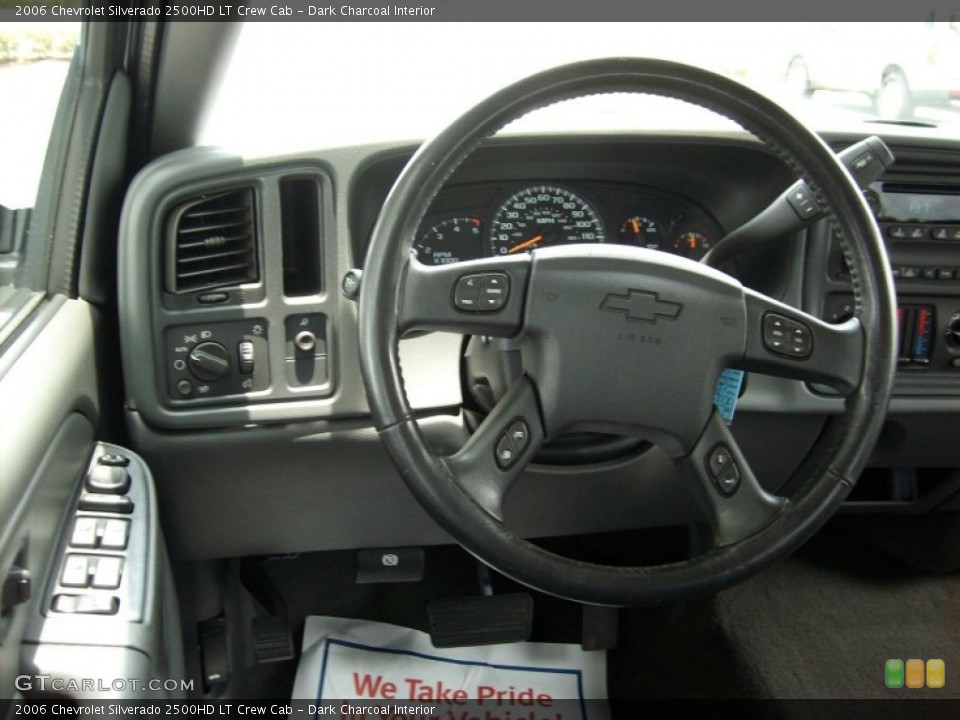 Dark Charcoal Interior Steering Wheel for the 2006 Chevrolet Silverado 2500HD LT Crew Cab #50346468