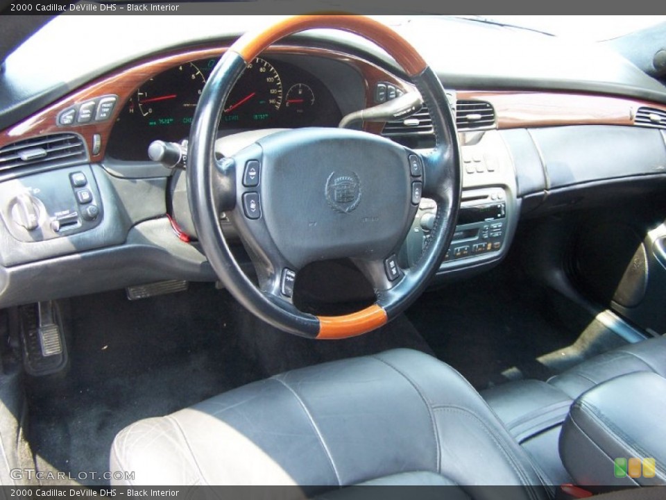 Black Interior Dashboard for the 2000 Cadillac DeVille DHS #50346819