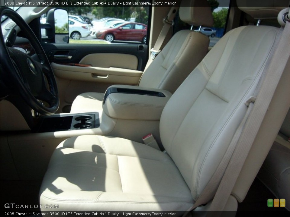 Light Cashmere/Ebony Interior Photo for the 2008 Chevrolet Silverado 3500HD LTZ Extended Cab 4x4 Dually #50346882