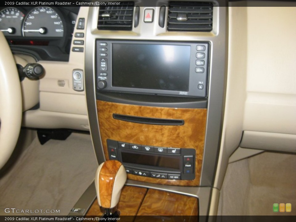 Cashmere/Ebony Interior Controls for the 2009 Cadillac XLR Platinum Roadster #50347986