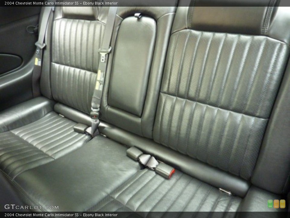 Ebony Black Interior Photo for the 2004 Chevrolet Monte Carlo Intimidator SS #50348169