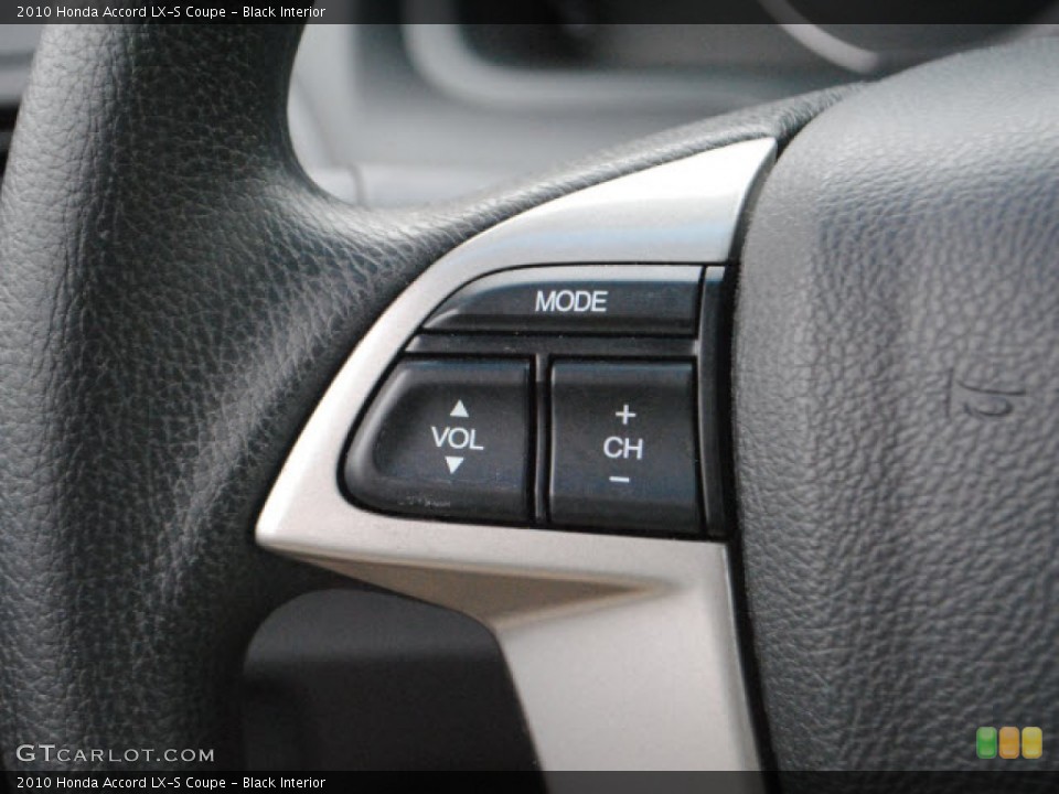 Black Interior Controls for the 2010 Honda Accord LX-S Coupe #50348217