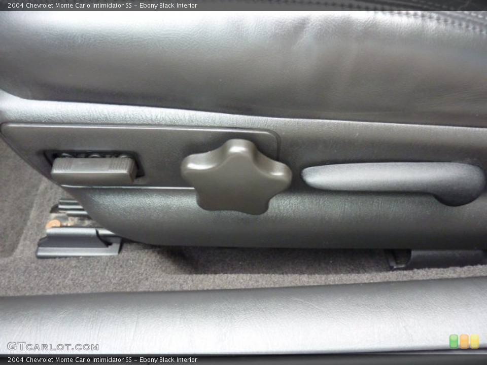 Ebony Black Interior Controls for the 2004 Chevrolet Monte Carlo Intimidator SS #50348229