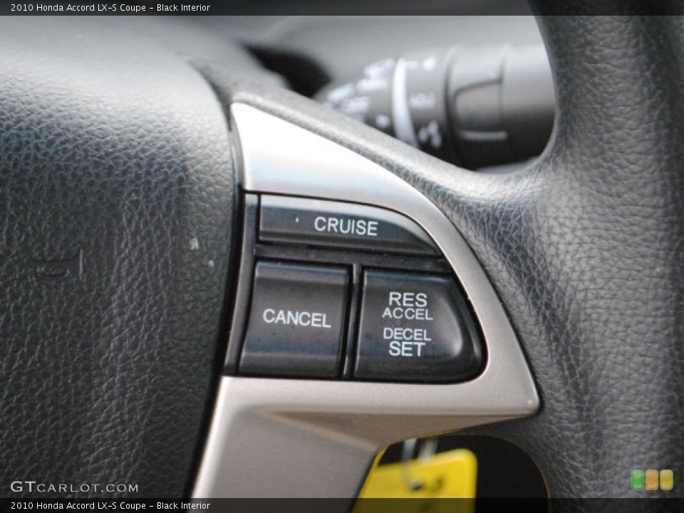 Black Interior Controls for the 2010 Honda Accord LX-S Coupe #50348232