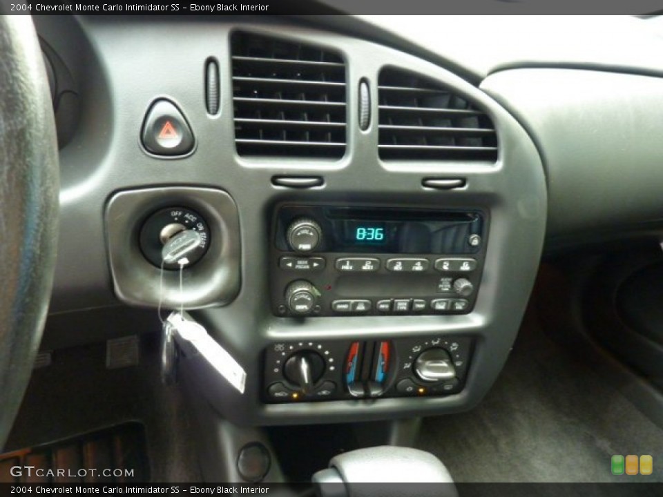 Ebony Black Interior Controls for the 2004 Chevrolet Monte Carlo Intimidator SS #50348274