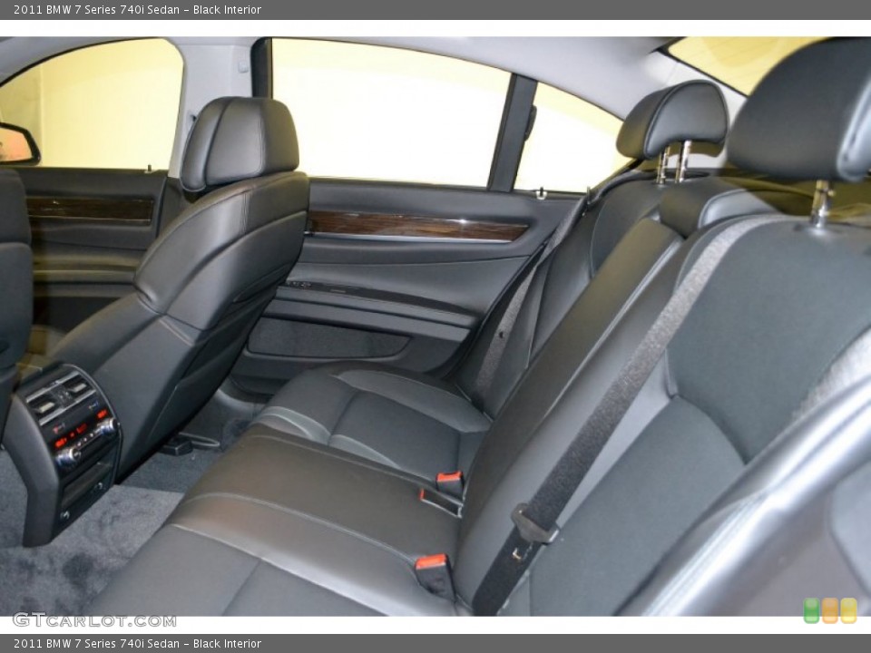 Black Interior Photo for the 2011 BMW 7 Series 740i Sedan #50348564