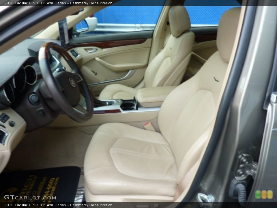 Cashmere/Cocoa Interior Photo for the 2010 Cadillac CTS 4 3.6 AWD Sedan #50349033