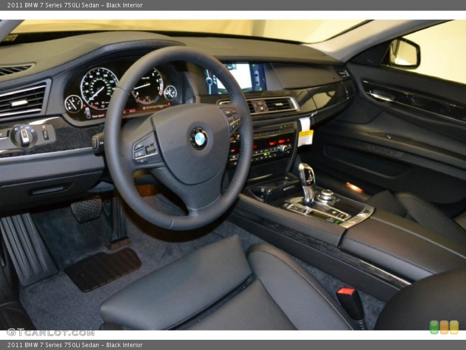 Black Interior Photo for the 2011 BMW 7 Series 750Li Sedan #50349924