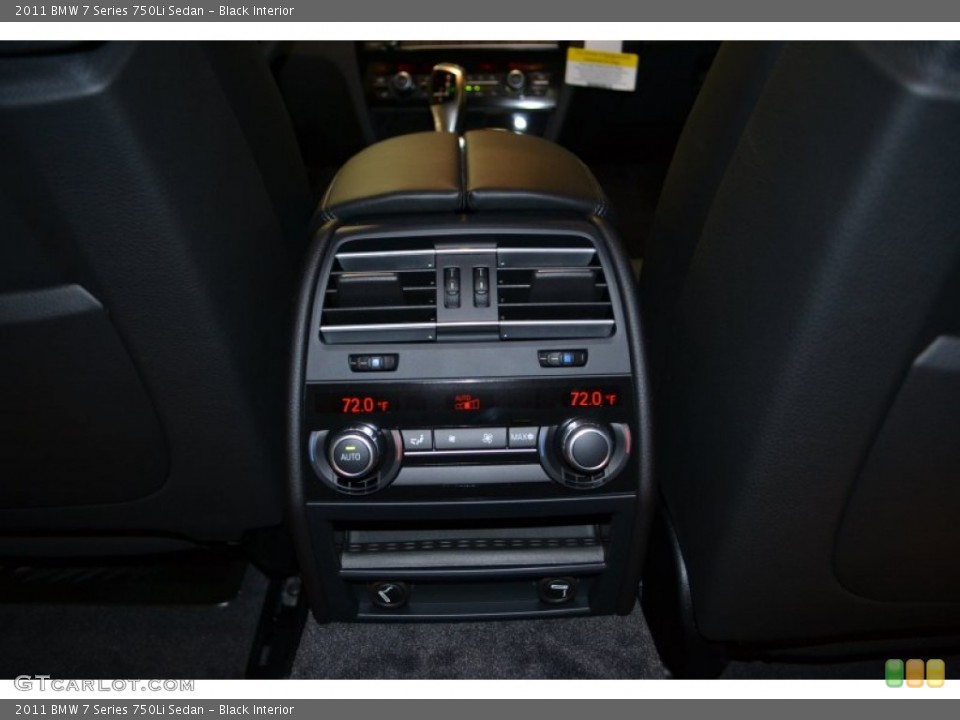 Black Interior Controls for the 2011 BMW 7 Series 750Li Sedan #50350038