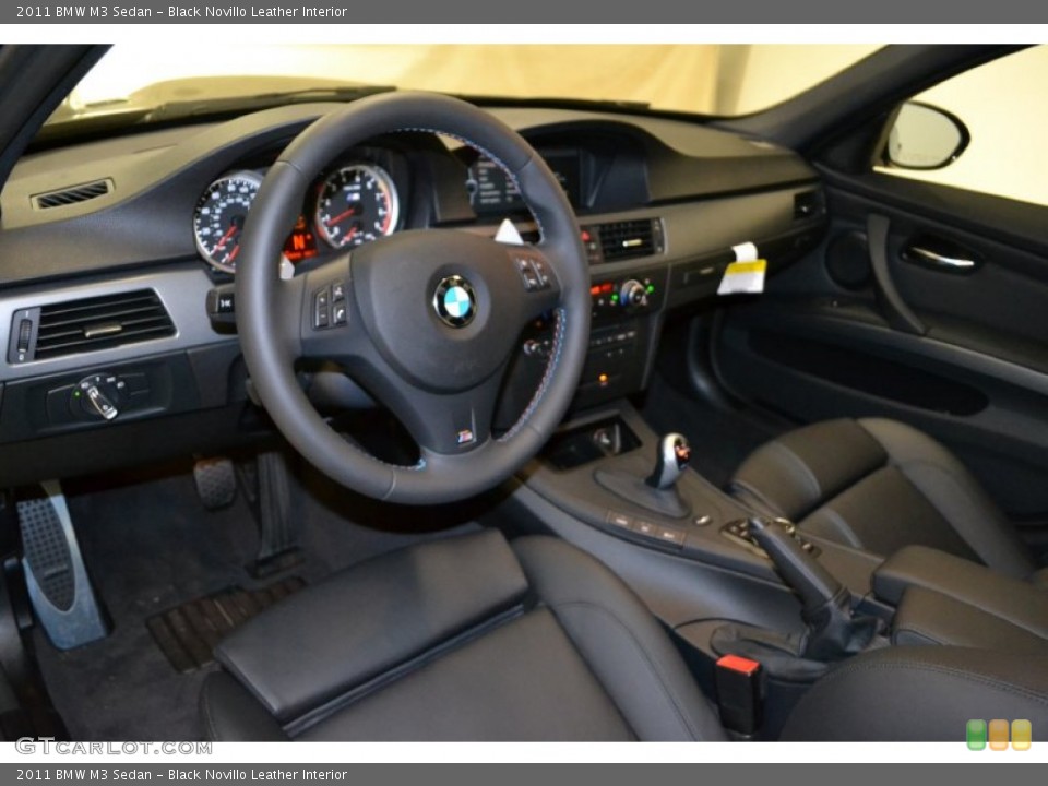 Black Novillo Leather Interior Photo for the 2011 BMW M3 Sedan #50350284