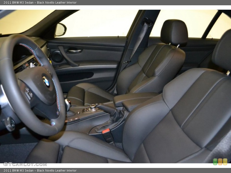 Black Novillo Leather Interior Photo for the 2011 BMW M3 Sedan #50350299