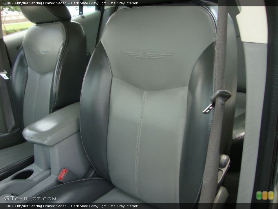 Dark Slate Gray/Light Slate Gray Interior Photo for the 2007 Chrysler Sebring Limited Sedan #50353362
