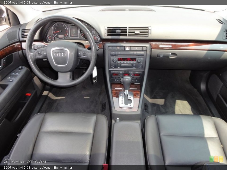 Ebony Interior Dashboard for the 2006 Audi A4 2.0T quattro Avant #50355339