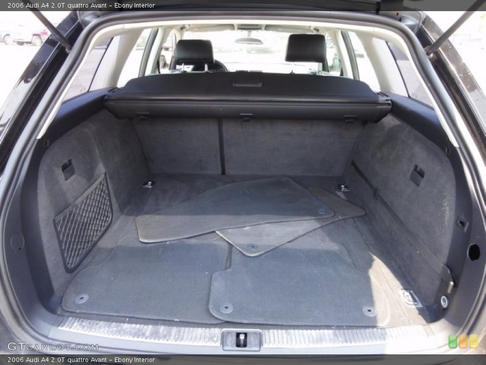 Ebony Interior Trunk for the 2006 Audi A4 2.0T quattro Avant #50355365