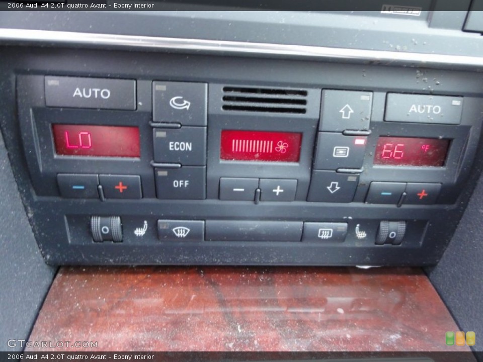 Ebony Interior Controls for the 2006 Audi A4 2.0T quattro Avant #50355606