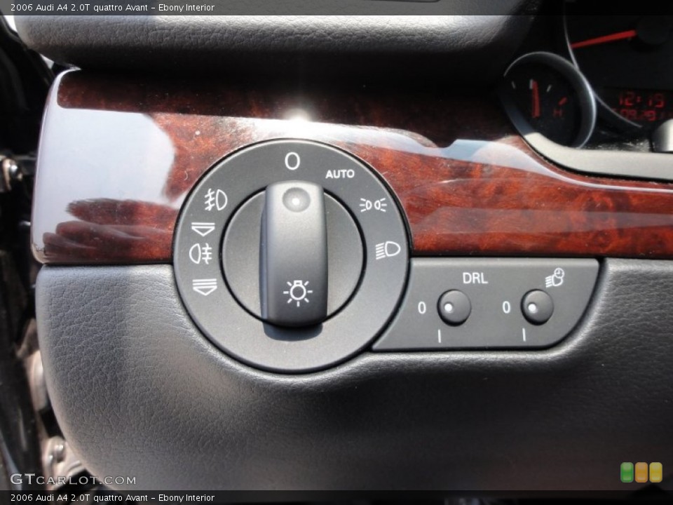 Ebony Interior Controls for the 2006 Audi A4 2.0T quattro Avant #50355745