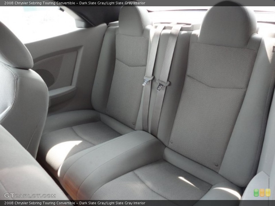 Dark Slate Gray/Light Slate Gray Interior Photo for the 2008 Chrysler Sebring Touring Convertible #50358702