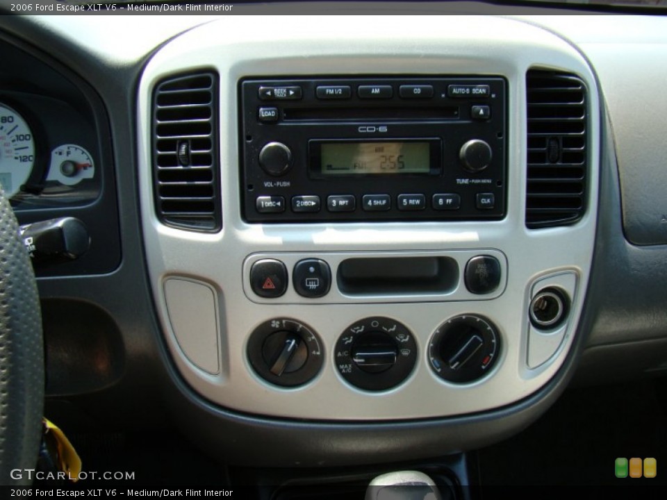 Medium/Dark Flint Interior Controls for the 2006 Ford Escape XLT V6 #50359437