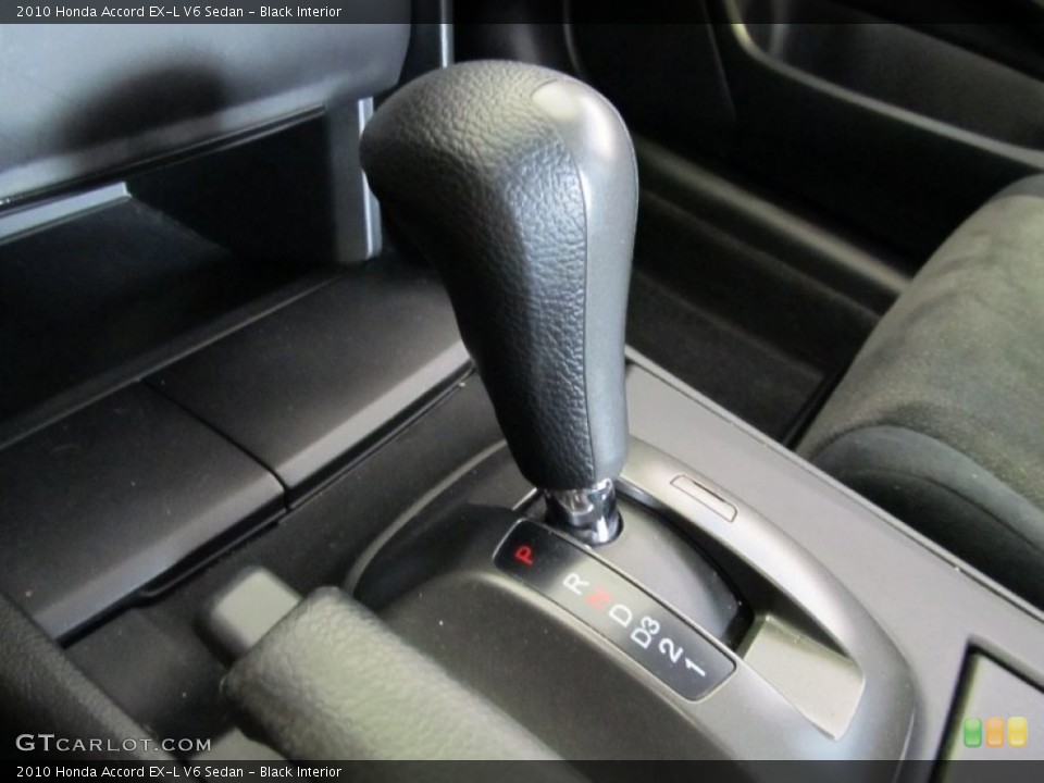Black Interior Transmission for the 2010 Honda Accord EX-L V6 Sedan #50359723
