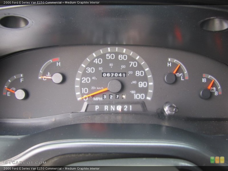 Medium Graphite Interior Gauges for the 2000 Ford E Series Van E150 Commercial #50360262