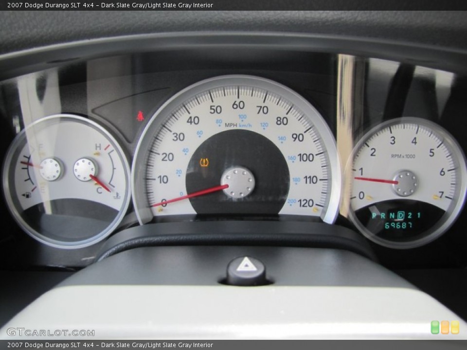 Dark Slate Gray/Light Slate Gray Interior Gauges for the 2007 Dodge Durango SLT 4x4 #50360691