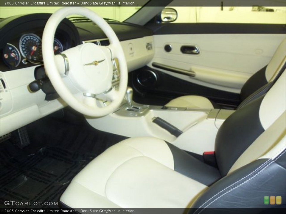 Dark Slate Grey/Vanilla Interior Photo for the 2005 Chrysler Crossfire Limited Roadster #50360763