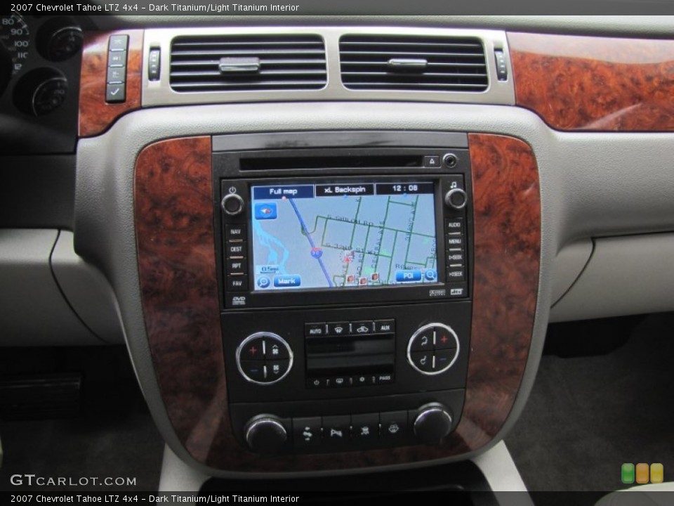 Dark Titanium/Light Titanium Interior Navigation for the 2007 Chevrolet Tahoe LTZ 4x4 #50361900