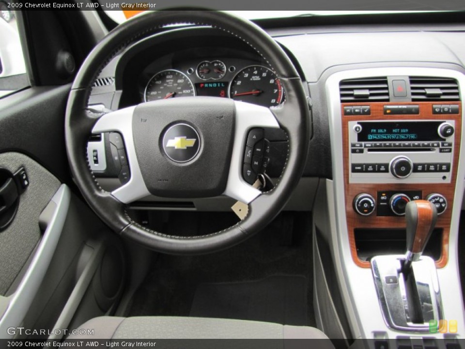 Light Gray Interior Dashboard for the 2009 Chevrolet Equinox LT AWD #50362380