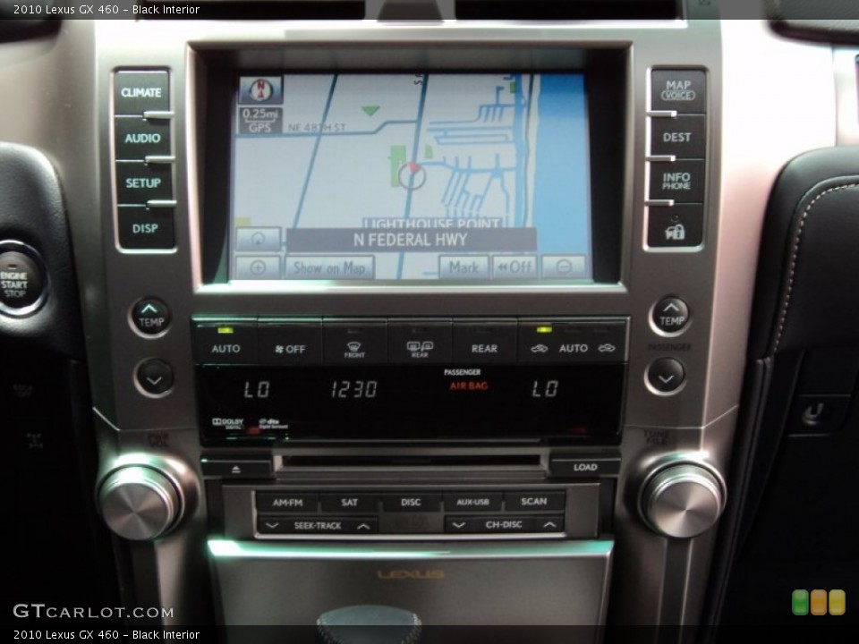 Black Interior Navigation for the 2010 Lexus GX 460 #50363024