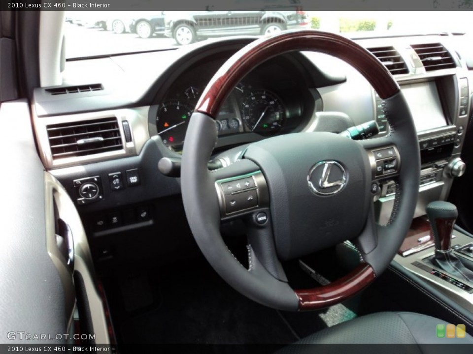 Black Interior Steering Wheel for the 2010 Lexus GX 460 #50363121