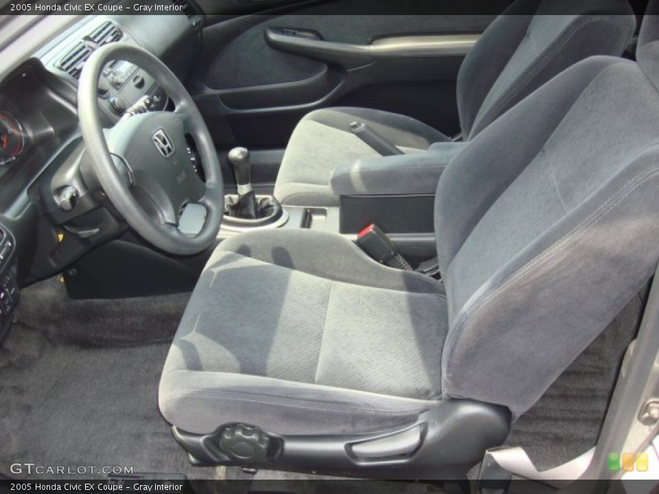Gray Interior Photo for the 2005 Honda Civic EX Coupe #50364051
